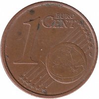 Италия 1 евроцент 2009 год