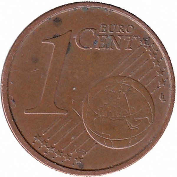 Италия 1 евроцент 2009 год