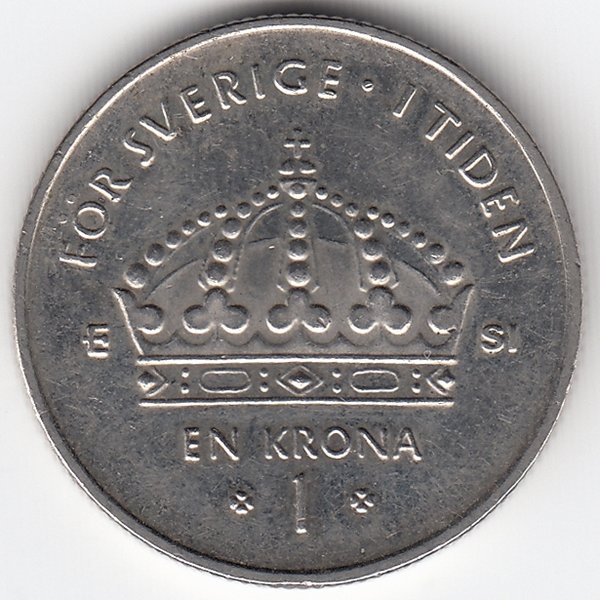 Швеция 1 крона 2007 год