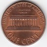 США 1 цент 1983 год (D)