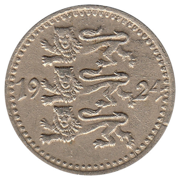 Эстония 1 марка 1924 год