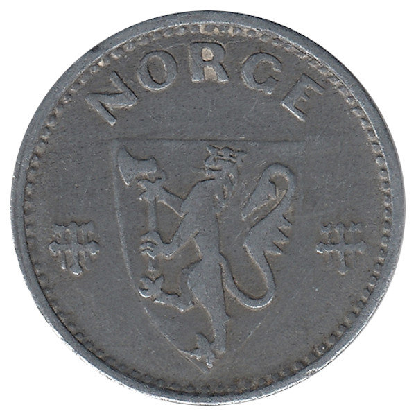 Норвегия 50 эре 1942 год