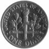 США 10 центов 1986 год (P)