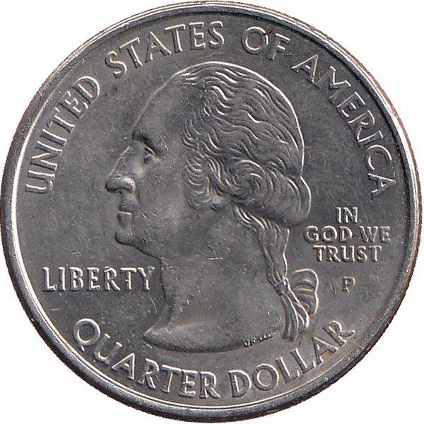 США 25 центов 2000 год (P). Виргиния.
