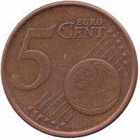 Финляндия 5 евроцентов 2001 год