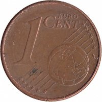Германия 1 евроцент 2008 год (J)