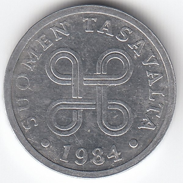 Финляндия 5 пенни 1984 год