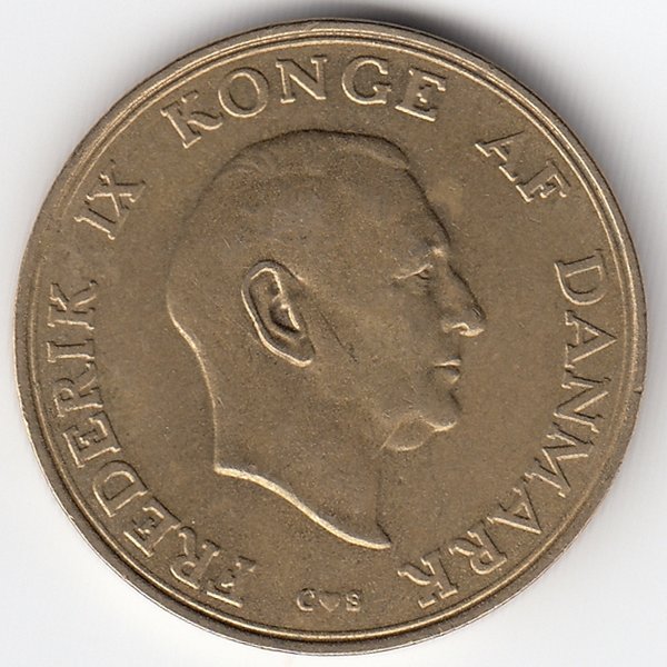 Дания 1 крона 1958 год