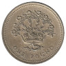 Великобритания 1 фунт 1991 год