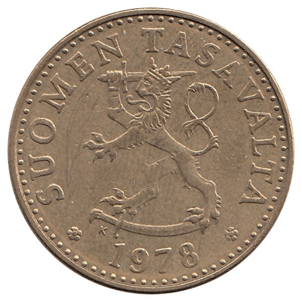 Финляндия 20 пенни 1978 год