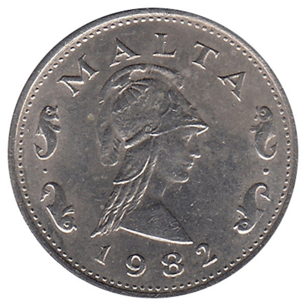 Мальта 2 цента 1982 год