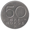 Норвегия 50 эре 1983 год