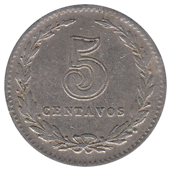 Аргентина 5 сентаво 1929 год