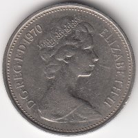Великобритания 5 новых пенсов 1970 год