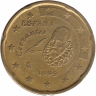 Испания 20 евроцентов 1999 год