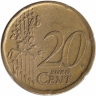 Испания 20 евроцентов 1999 год