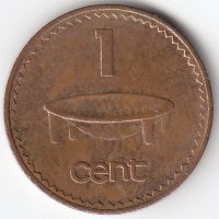 Фиджи 1 цент 1987 год