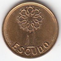 Португалия 1 эскудо 1992 год