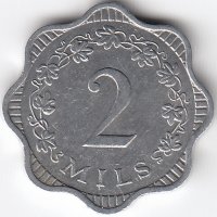 Мальта 2 миля 1972 год