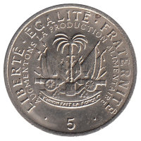 Гаити 5 сантимов 1975 год