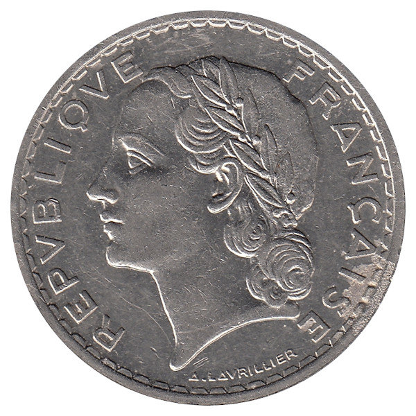 Франция 5 франков 1935 год