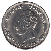 Эквадор 1 сукре 1980 год (UNC)