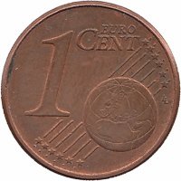 Германия 1 евроцент 2009 год (J)