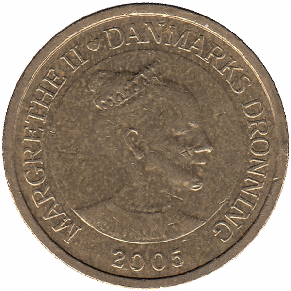 Дания 10 крон 2005 год