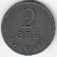 Дания 2 эре 1949 год