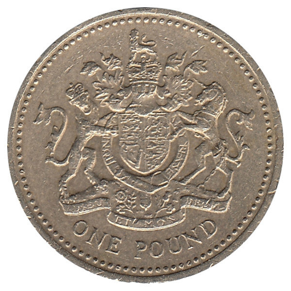 Великобритания 1 фунт 1993 год
