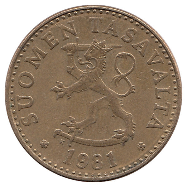 Финляндия 20 пенни 1981 год