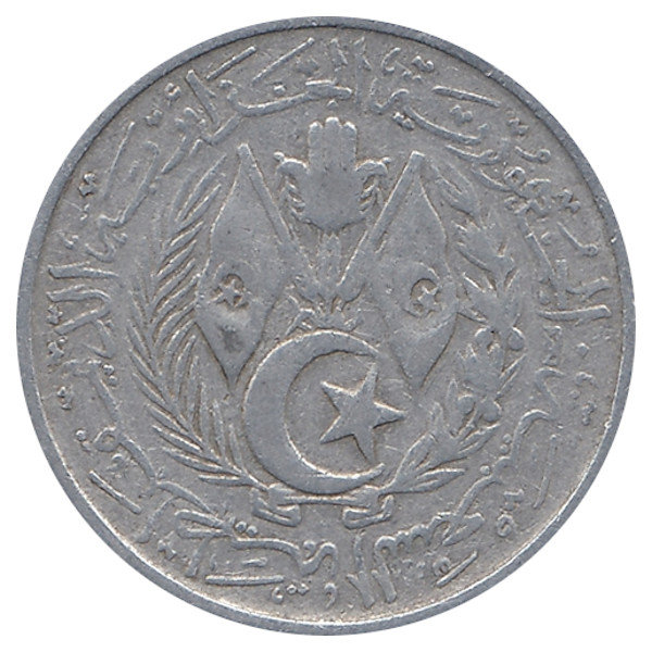 Алжир 5 сантимов 1964 год