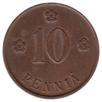 Финляндия 10 пенни 1924 год