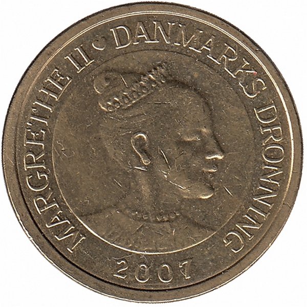 Дания 10 крон 2007 год (Сказка «Соловей») aUNC