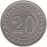 Германия 20 пфеннигов 1888 год (D)