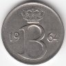 Бельгия (Belgie) 25 сантимов 1964 год