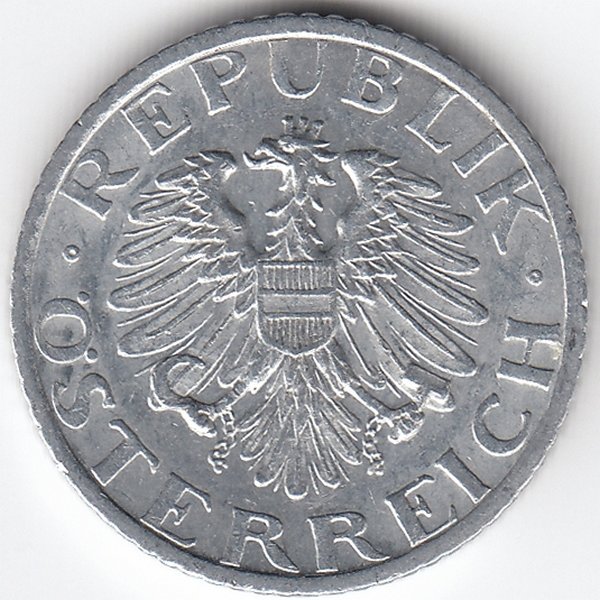 Австрия 50 грошей 1952 год