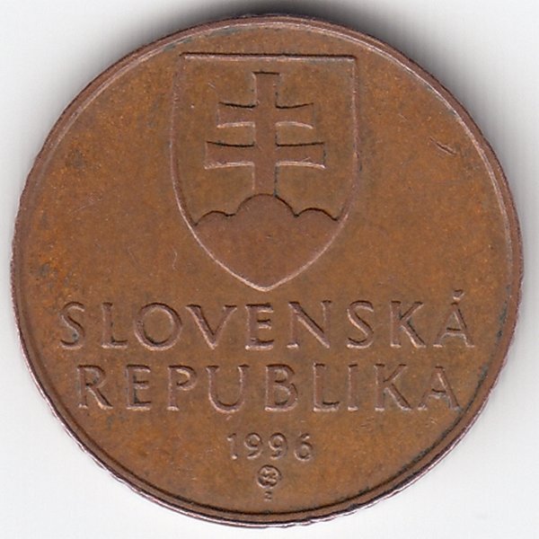 Словакия 50 геллеров 1996 год