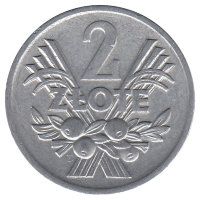 Польша 2 злотых 1973 год