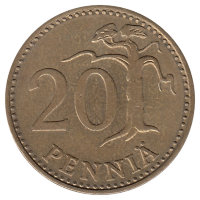 Финляндия 20 пенни 1982 год