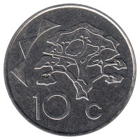 Намибия 10 центов 1996 год