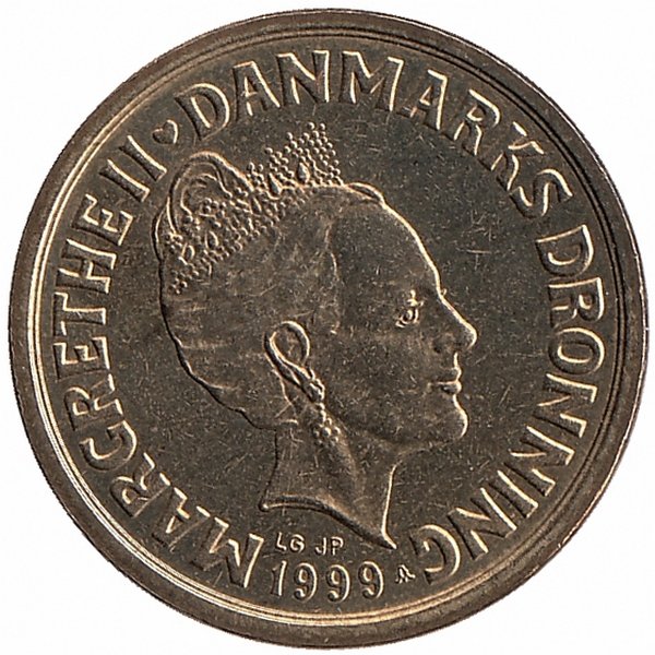 Дания 10 крон 1999 год (UNC)