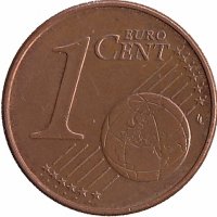 Германия 1 евроцент 2011 год (A)