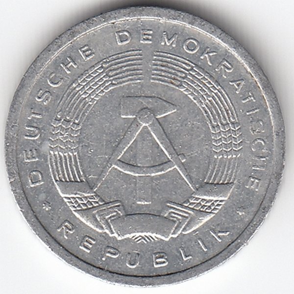 ГДР 1 пфенниг 1983 год
