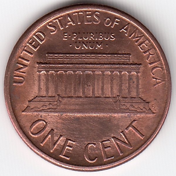 США 1 цент 1986 год