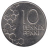 Финляндия 10 пенни 1990 год (UNC)