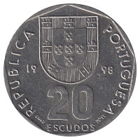 Португалия 20 эскудо 1998 год