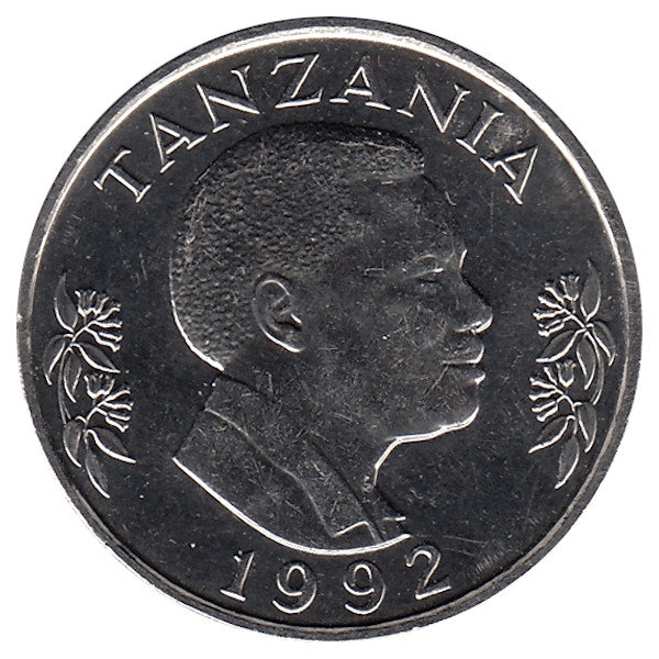 Танзания 1 шиллинг 1992 год (UNC)