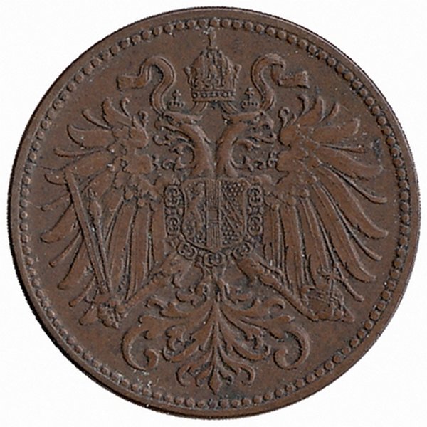 Австор-Венгерская империя 2 геллера 1903 год