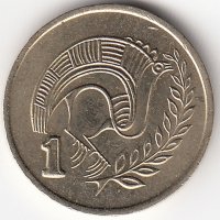 Кипр 1 цент 1990 год